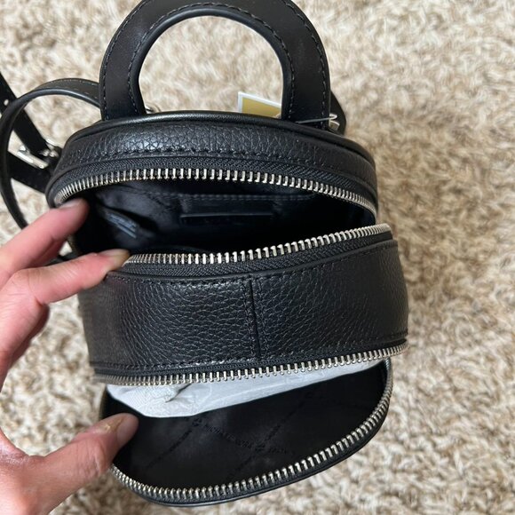 Michael Kors Rhea Extra-Small Pebbled Leather Backpack - Picture 5 of 6